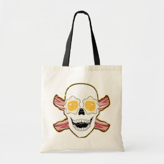 Bacon Skull Tote Bag