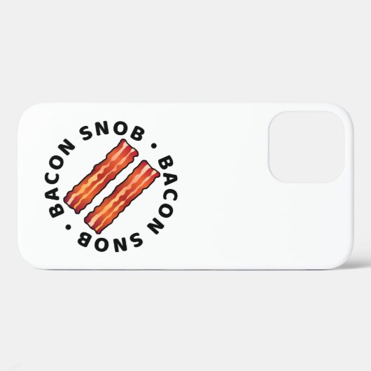 Bacon Snob Case-Mate iPhone Case (Achterkant (horizontaal))