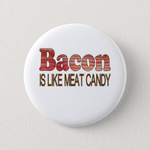 Bacon Snoep Ronde Button 5,7 Cm