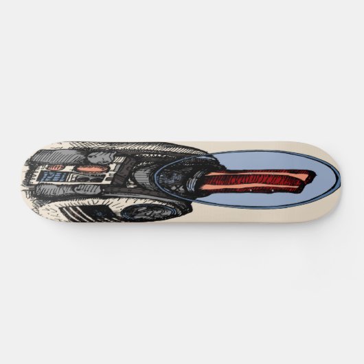 "Bacon Space Man" Skateboard Deck (Horizontaal)