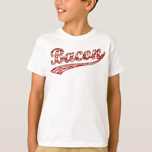 Bacon Sportontwerp T-shirt (Voorkant)