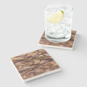 Bacon Stenen Onderzetter (Zijkant)