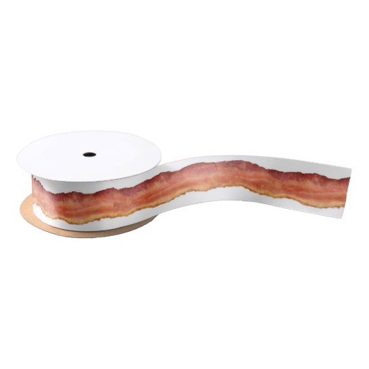 Bacon Strip Ribbon Satijnen Lint (Spoel)