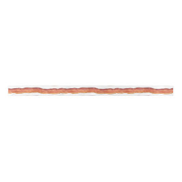 Bacon Strip Ribbon Satijnen Lint