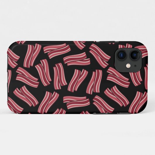Bacon Strips Patroon Case-Mate iPhone Case (Achterkant (horizontaal))