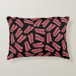Bacon Strips Patroon Decoratief Kussen