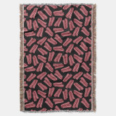 Bacon Strips Patroon Deken (Voorkant Verticaal)