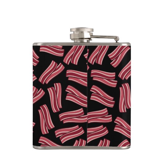 Bacon Strips Patroon Heupfles (Achterkant)