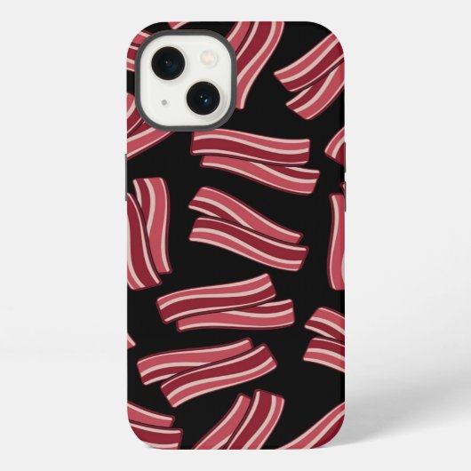 Bacon Strips Patroon iPhone Hoesje (Achterkant)