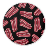 Bacon Strips Patroon Keramische Knop (Voorkant)