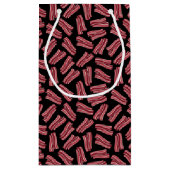 Bacon Strips Patroon Klein Cadeauzakje (Achterkant)