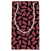 Bacon Strips Patroon Klein Cadeauzakje (Voorkant)
