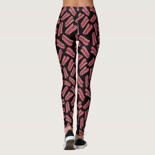 Bacon Strips Patroon Leggings (Achterkant)