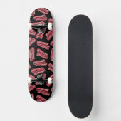 Bacon Strips Patroon Persoonlijk Skateboard (Voorkant)