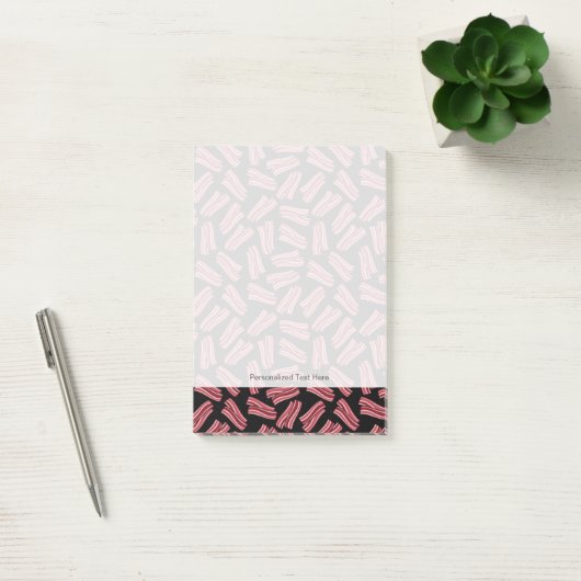 Bacon Strips Patroon Post-it® Notes (Kantoor)