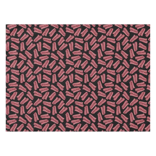 Bacon Strips Patroon Tafelkleed (Voorkant (Horizontaal))