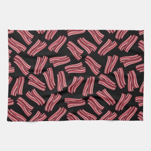 Bacon Strips Patroon Theedoek (Horizontaal)