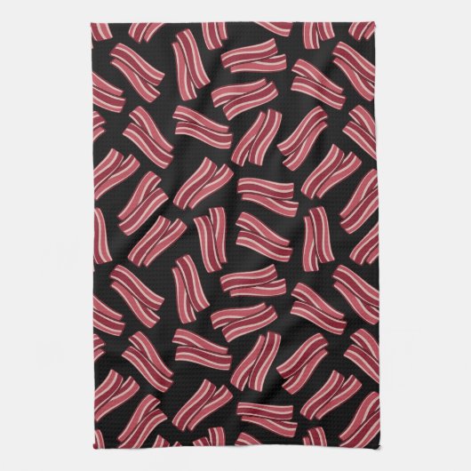 Bacon Strips Patroon Theedoek (Verticaal)
