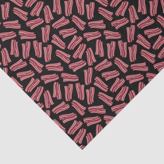 Bacon Strips Patroon Tissuepapier (Detail)