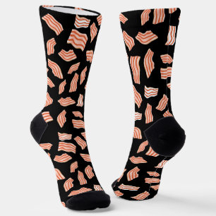 Bacon Strips Pattern Funny Sokken