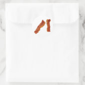 Bacon Strips Ronde Sticker (Tas)