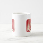 Bacon strips voor Bacon liefhebbers Koffiemok (Center)