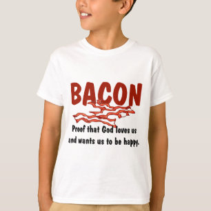 Bacon T-shirts en cadeautjes.