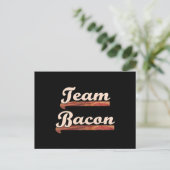 Bacon Team Briefkaart (Staand voorkant)
