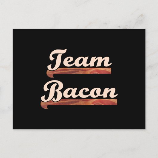 Bacon Team Briefkaart (Voorkant)