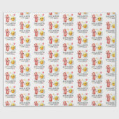 Bacon to My Eggs Love Gift Wrapping Paper Cadeaupapier (Vlak)