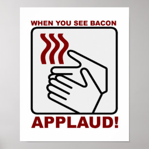 Bacon Toejuich Poster