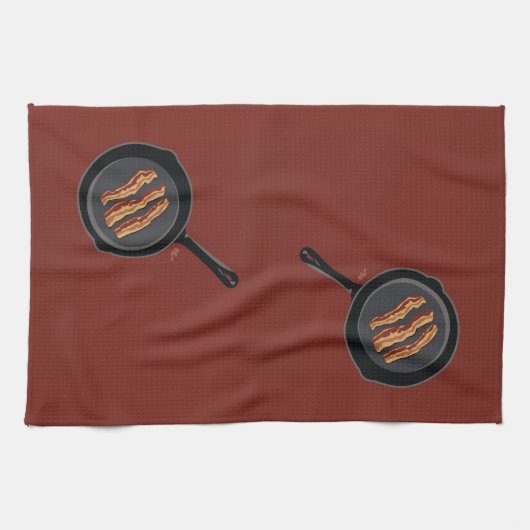 Bacon Towel Theedoek (Horizontaal)