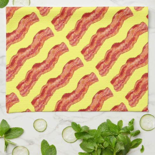 Bacon Towel Theedoek (Gevouwen)