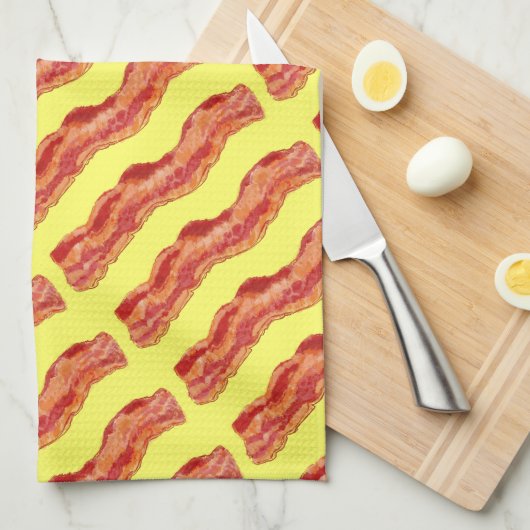 Bacon Towel Theedoek (Quarter Fold)