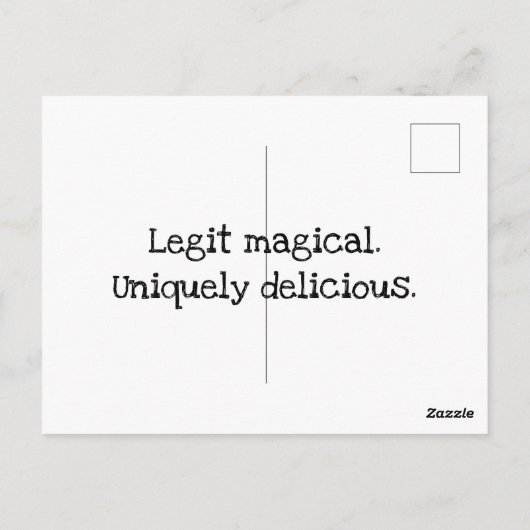 Bacon Unicorn - Baconicorn Magical Delicious shirt Briefkaart (Achterkant)