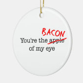 Bacon van Mijn oog Keramisch Ornament (Links)