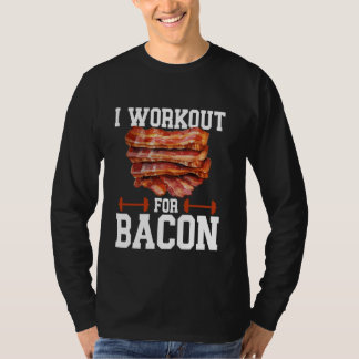 Bacon vleesliefhebber is een workout voor bacon t-shirt