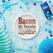 Bacon Voorgerecht Papieren Bord (Feest)