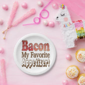 Bacon Voorgerecht Papieren Bord (Feest)