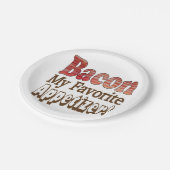 Bacon Voorgerecht Papieren Bord (Gekanteld)