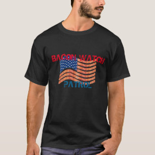 Bacon Watch Patrol Grappig Bacon T-shirt
