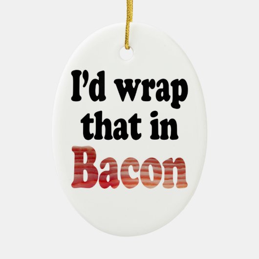 Bacon Wrap Keramisch Ornament (Voorkant)