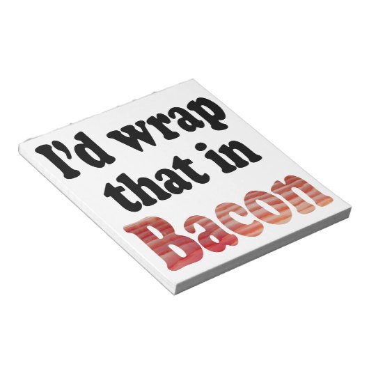 Bacon Wrap Notitieblok (Schuin)