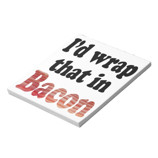 Bacon Wrap Notitieblok (Linkerzijde)