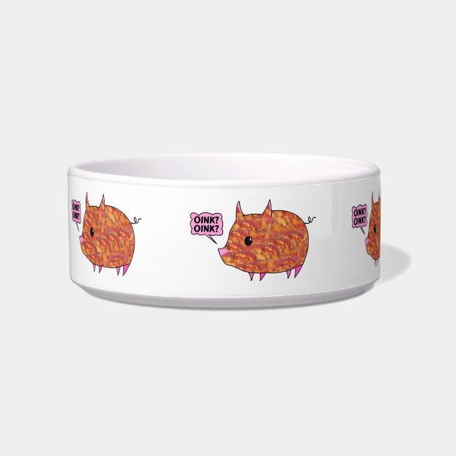Bacon Wrapped Piggy Voerbakje (Links)