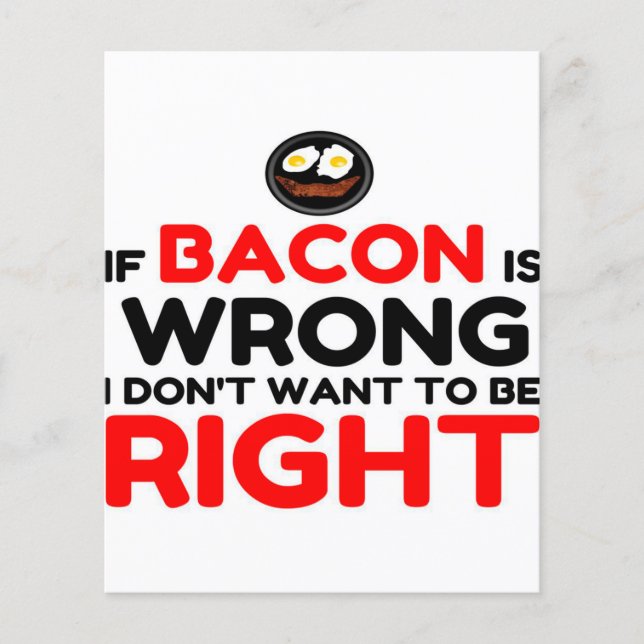 Bacon wrong right funny_ (Voorkant)