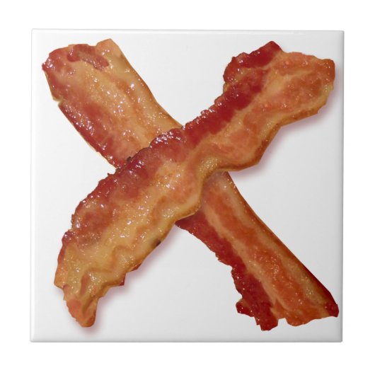 Bacon X O X LIEFDE Tegeltje (Voorkant)