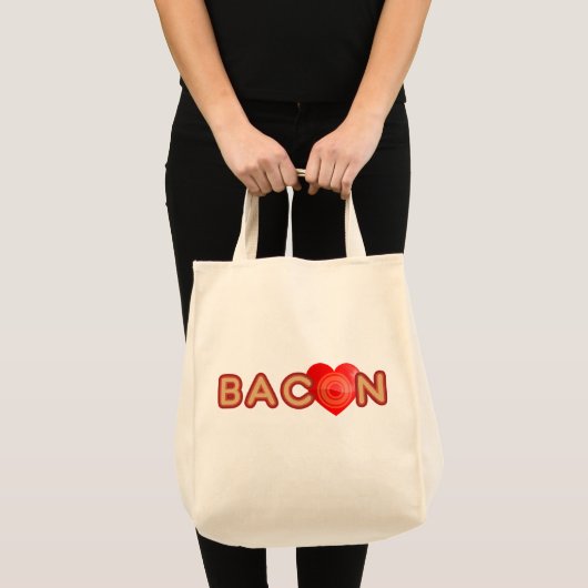 Bacon X O X LOVE Tote Bag (Voorkant (product))