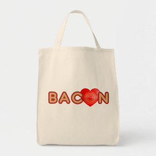 Bacon X O X LOVE Tote Bag