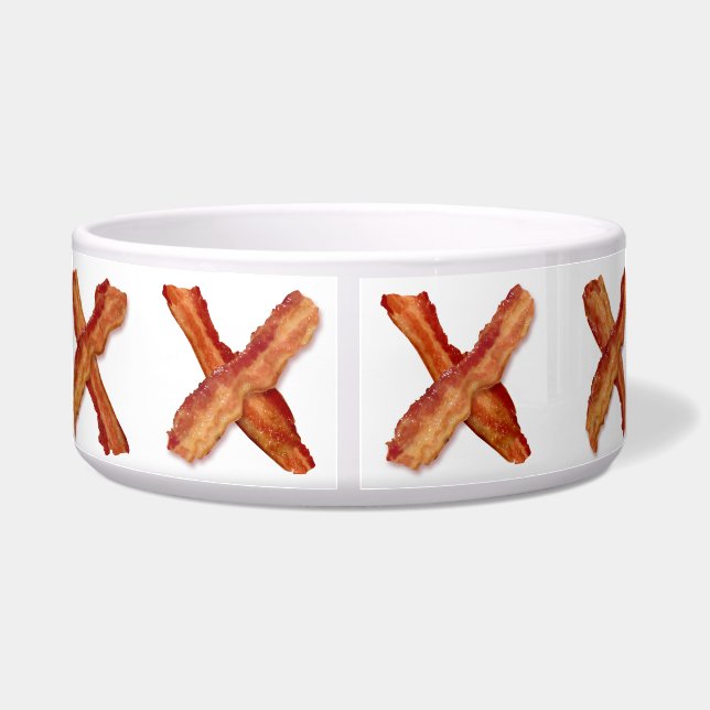 Bacon X O X LOVE Voerbakje (Achterkant)